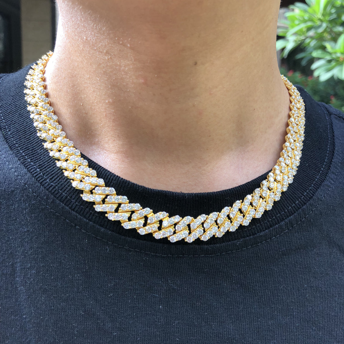 10mm iced out Miami cuban link Necklace – sg station