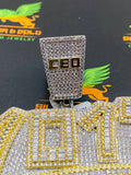 CEO 1017 full iced out Pendant