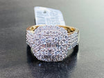 14KT GOLD LADIES 1.55ct DIAMOND WITH BAGUETTE RING