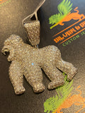 Iced out Gorilla Pendant