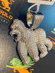 Iced out Gorilla Pendant
