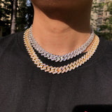 10mm iced out Miami cuban link Necklace